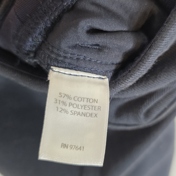 NWT J Jill Wearever Smooth-Fit Navy Knit Stretch Slim Leg Pants Size Small - Picture 10 of 11